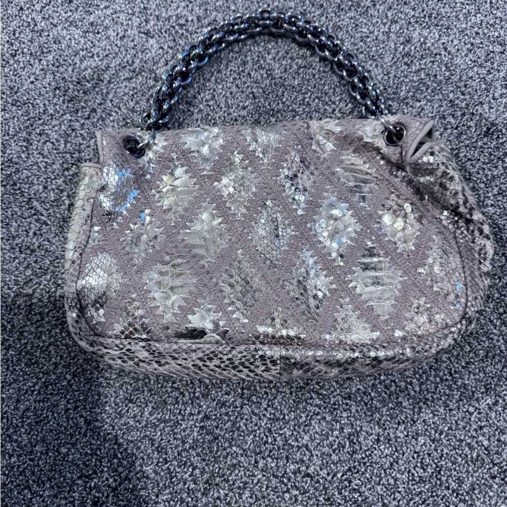 Eucgorgeous & Rare Chanel Python Bag - image 6